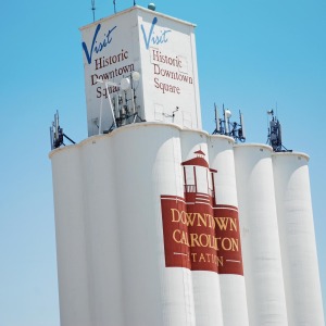Picture of Downtown Carrollton water tower